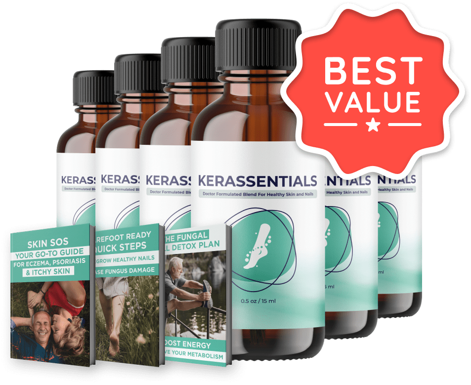 6 Kerassentials bottles + bonus guides